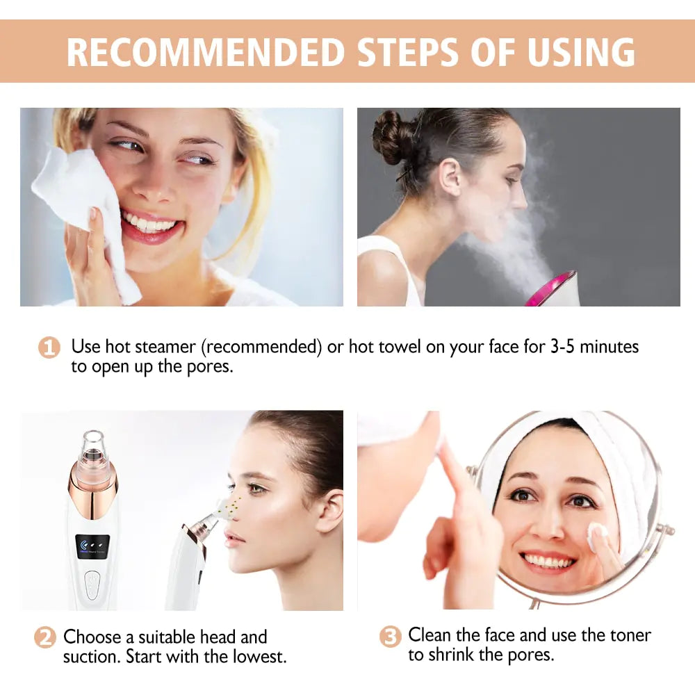 Blackhead Remover Vacuum Facial Cleaner