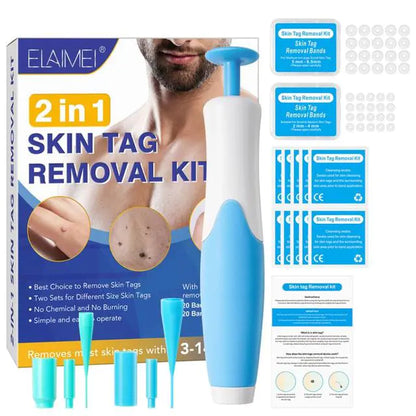 2 IN 1 Auto Skin Tag Remover Kit