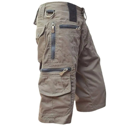 Multi Pocket Cargo Shorts
