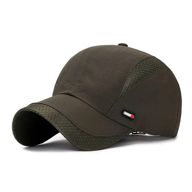 2020 Summer Outdoor Sport Sunscreen Baseball Cap: Men's Breathable Mesh Hat